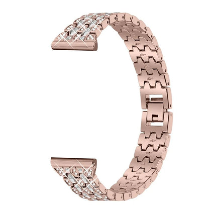 For Xiaomi Redmi Watch 4 Zinc Alloy Watch Band Rhinestones Decor Women Replacement Strap