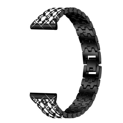 For Xiaomi Redmi Watch 4 Zinc Alloy Watch Band Rhinestones Decor Women Replacement Strap