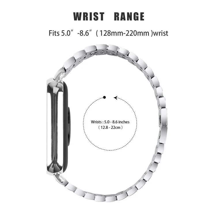 For Xiaomi Redmi Watch 4 Zinc Alloy Watch Band Rhinestones Decor Women Replacement Strap