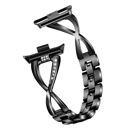 Zinc Alloy Watch Strap for Xiaomi Redmi Watch 4 Bling Rhinestone Decor Bracelet