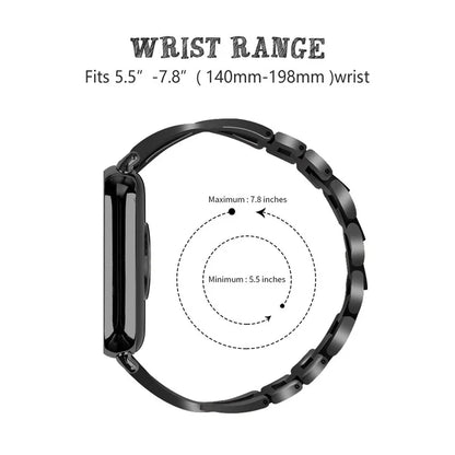 Zinc Alloy Watch Strap for Xiaomi Redmi Watch 4 Bling Rhinestone Decor Bracelet