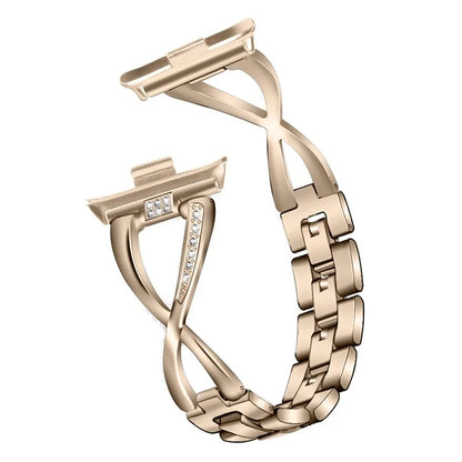 Zinc Alloy Watch Strap for Xiaomi Redmi Watch 4 Bling Rhinestone Decor Bracelet