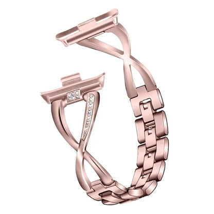 Zinc Alloy Watch Strap for Xiaomi Redmi Watch 4 Bling Rhinestone Decor Bracelet