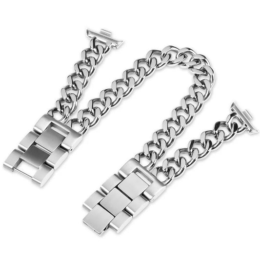 Watch Strap for Xiaomi Redmi Watch 4 Double-Circle Band Stainless Steel Bracelet