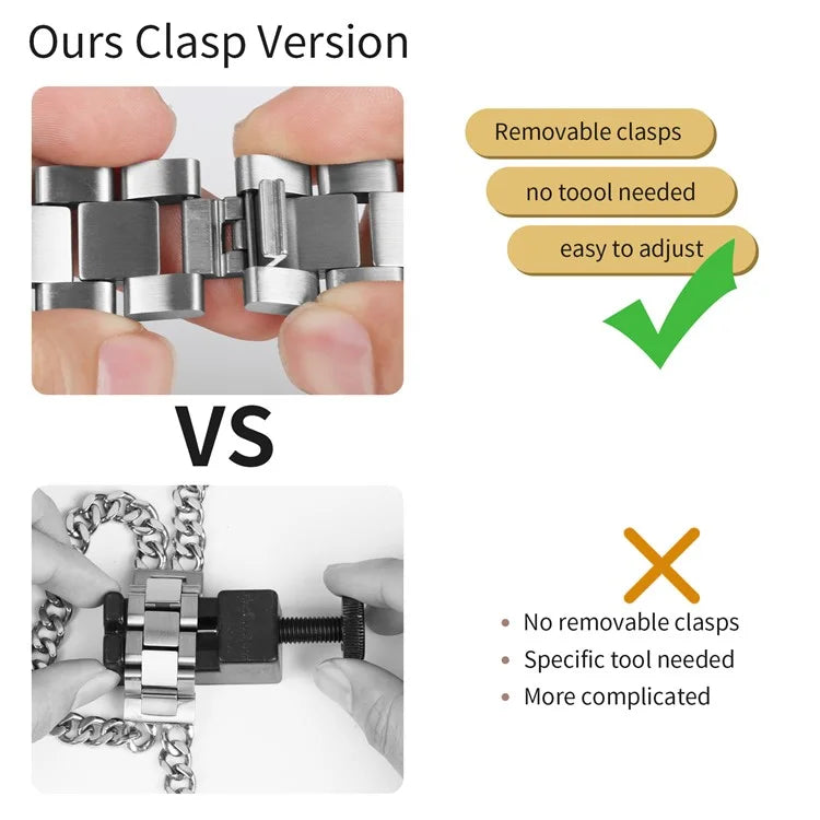 Watch Strap for Xiaomi Redmi Watch 4 Double-Circle Band Stainless Steel Bracelet