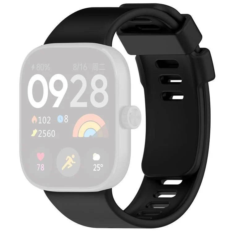 For Xiaomi Redmi Watch 4 Silicone Watch Band Adjustable Wrist Strap
