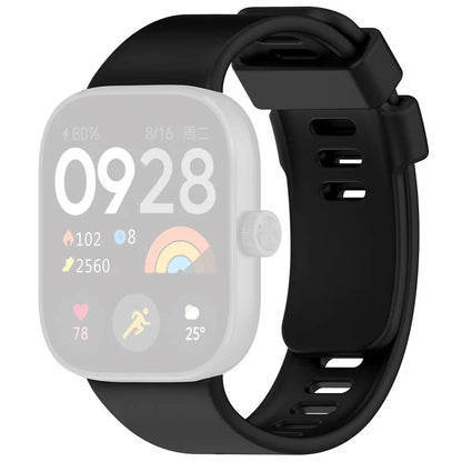 For Xiaomi Redmi Watch 4 Silicone Watch Band Adjustable Wrist Strap