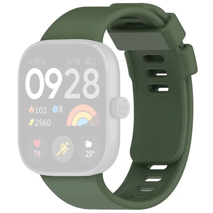 For Xiaomi Redmi Watch 4 Silicone Watch Band Adjustable Wrist Strap
