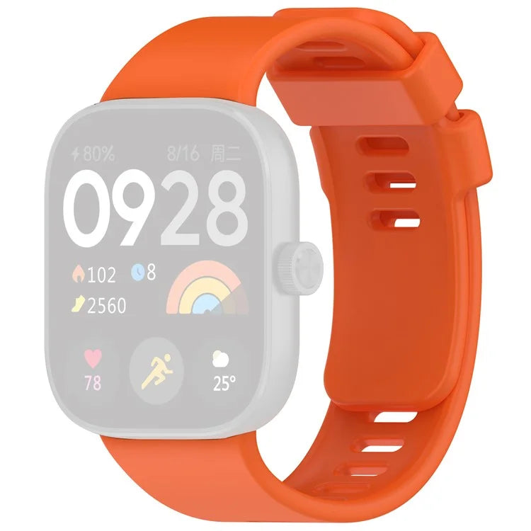 For Xiaomi Redmi Watch 4 Silicone Watch Band Adjustable Wrist Strap