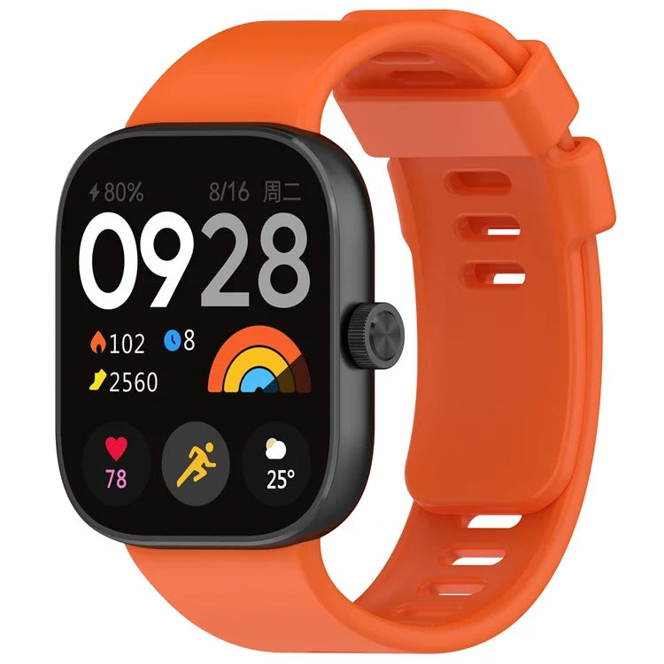 For Xiaomi Redmi Watch 4 Silicone Watch Band Adjustable Wrist Strap