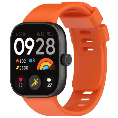 For Xiaomi Redmi Watch 4 Silicone Watch Band Adjustable Wrist Strap