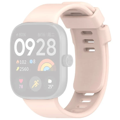 For Xiaomi Redmi Watch 4 Silicone Watch Band Adjustable Wrist Strap