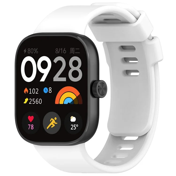 For Xiaomi Redmi Watch 4 Silicone Watch Band Adjustable Wrist Strap
