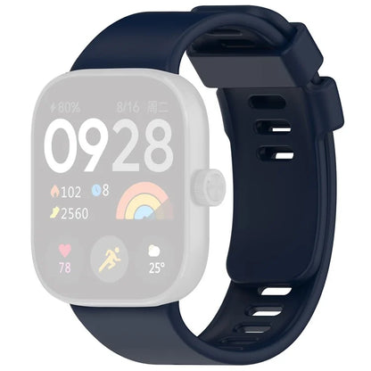For Xiaomi Redmi Watch 4 Silicone Watch Band Adjustable Wrist Strap