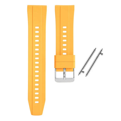 For Huawei Watch GT 4 41mm / Garmin Venu 3S 18mm Watch Strap Silicone Band Replacement