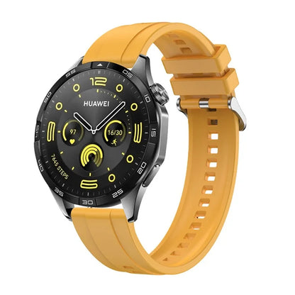 For Huawei Watch GT 4 41mm / Garmin Venu 3S 18mm Watch Strap Silicone Band Replacement