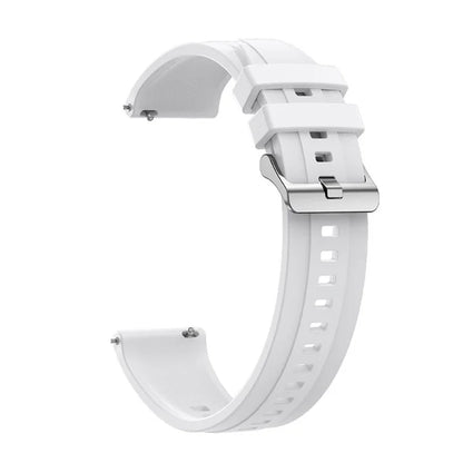 For Huawei Watch GT 4 41mm / Garmin Venu 3S 18mm Watch Strap Silicone Band Replacement