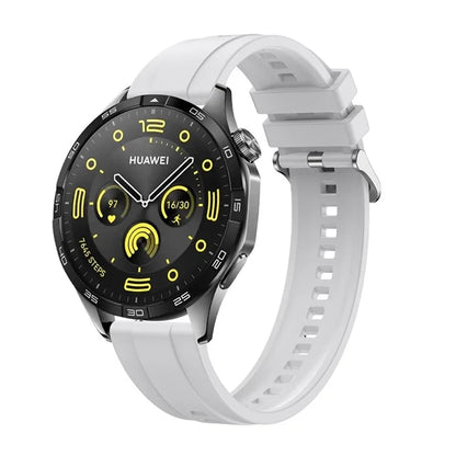For Huawei Watch GT 4 41mm / Garmin Venu 3S 18mm Watch Strap Silicone Band Replacement