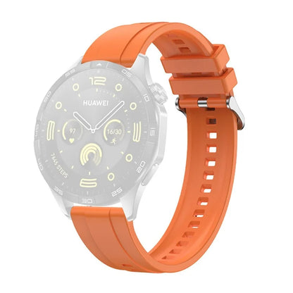 For Huawei Watch GT 4 41mm / Garmin Venu 3S 18mm Watch Strap Silicone Band Replacement