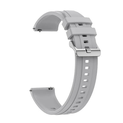 For Huawei Watch GT 4 41mm / Garmin Venu 3S 18mm Watch Strap Silicone Band Replacement