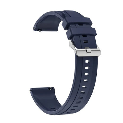 For Huawei Watch GT 4 41mm / Garmin Venu 3S 18mm Watch Strap Silicone Band Replacement