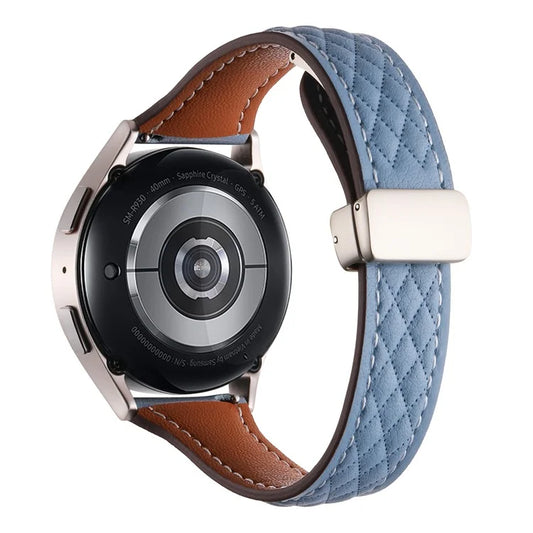 For Samsung Galaxy Watch3 45mm / Huawei Watch GT 4 46mm Watch Band 22mm Genuine Cow Leather Strap