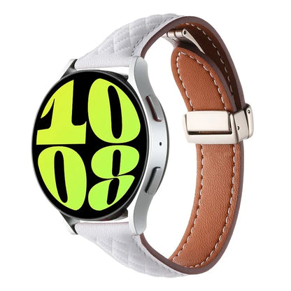 For Samsung Galaxy Watch3 45mm / Huawei Watch GT 4 46mm Watch Band 22mm Genuine Cow Leather Strap