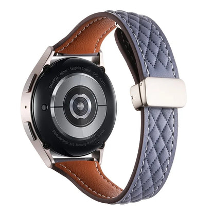 For Samsung Galaxy Watch3 45mm / Huawei Watch GT 4 46mm Watch Band 22mm Genuine Cow Leather Strap