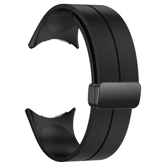 For Google Pixel Watch 2 / Pixel Watch Silicone Band Watch Strap with Magnetic Folding Buckle