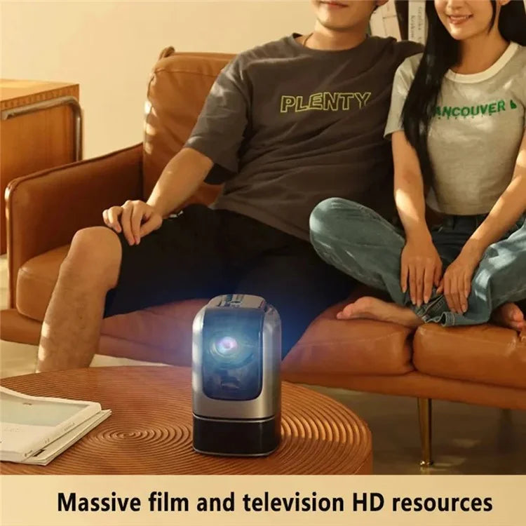 TS-1 Home Theater Telescopic Bracket 4K Projector EU Plug (with Projection Screen)