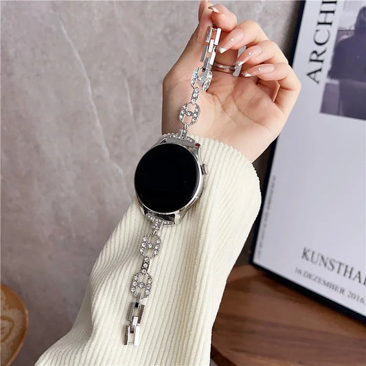 For Samsung Galaxy Watch3 45mm / Watch 46mm / Gear S3 Classic 22mm Watch Strap Zinc Alloy Band