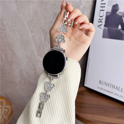 For Samsung Galaxy Watch Active / Galaxy Watch 42mm / Gear Sport 20mm Wrist Strap Zinc Alloy Band