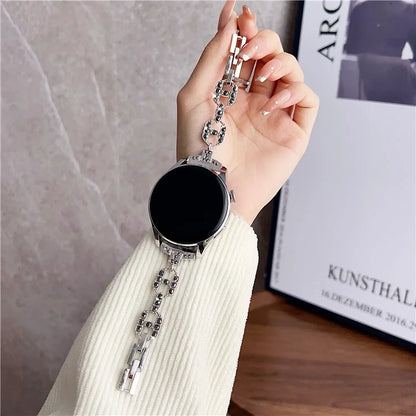For Samsung Galaxy Watch Active / Galaxy Watch 42mm / Gear Sport 20mm Wrist Strap Zinc Alloy Band