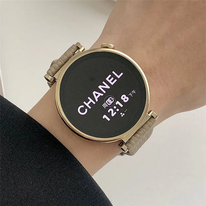 For Huawei Watch GT 4 41mm / Garmin Venu 3S / Venu 2S 18mm Replacement Strap Litchi Texture Band