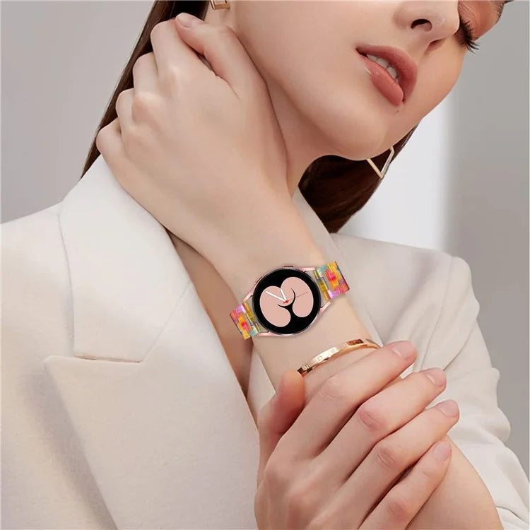For Garmin Vivomove / Vivomove HR Watch Strap D-Shape Resin Bracelet Watchband