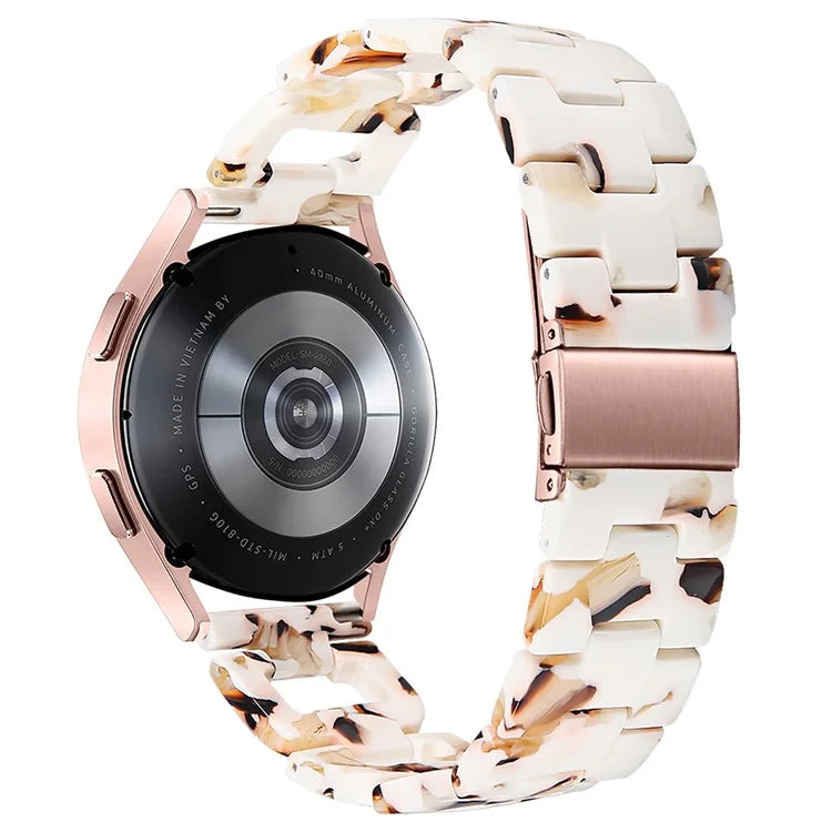 For Garmin Vivomove / Vivomove HR Watch Strap D-Shape Resin Bracelet Watchband