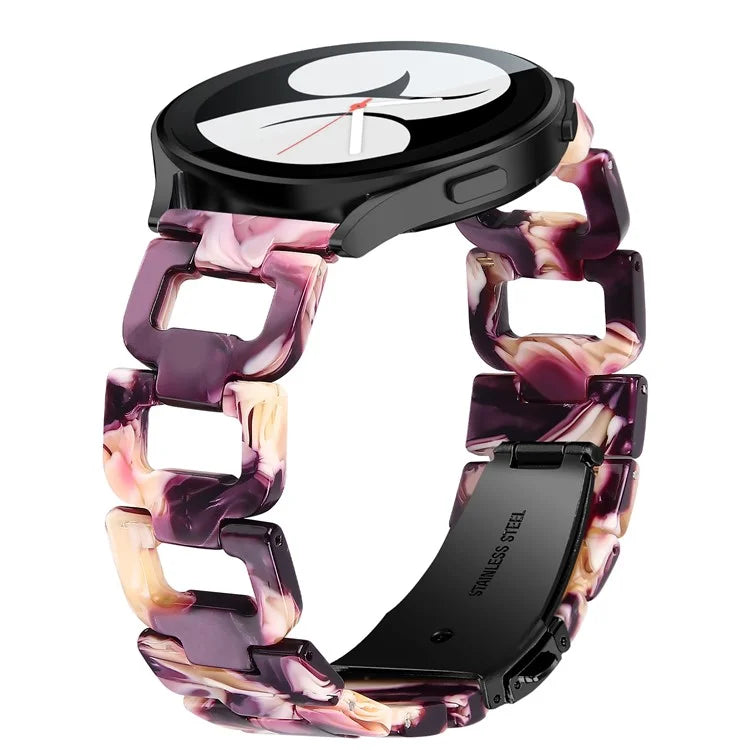 For Garmin Vivomove / Vivomove HR Watch Strap D-Shape Resin Bracelet Watchband