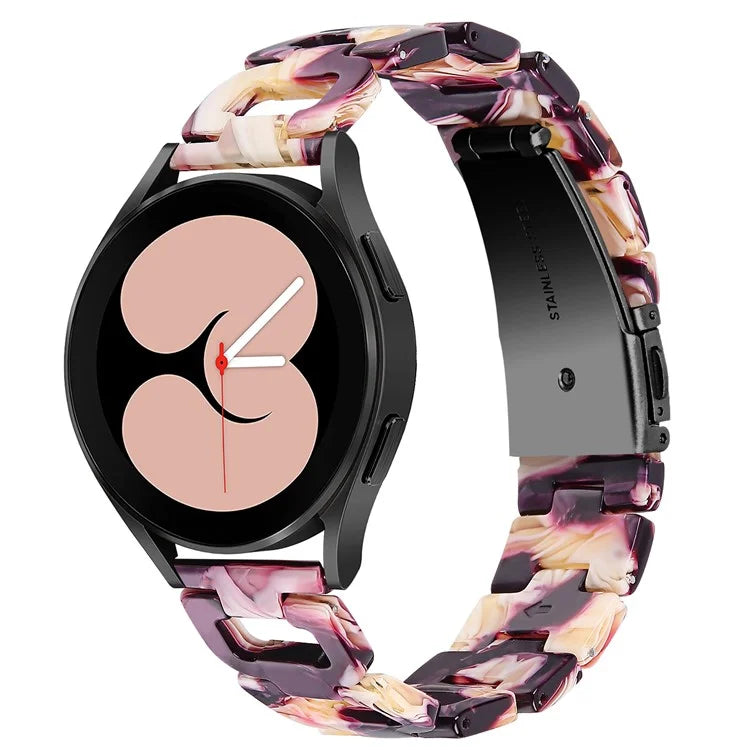 Watch Strap for Garmin Forerunner 645 / 645 Music D-Shape Resin Bracelet Watchband