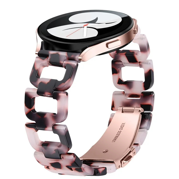 For Pebble 2 / Time Round Resin Watch Strap D-Shape Replacement Watchband