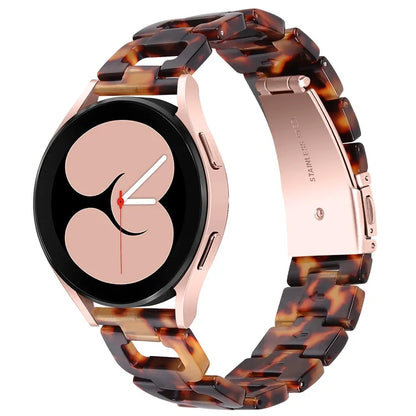 For Garmin Forerunner 245 / 245 Music Fashion D-Shape Resin Strap Bracelet Watchband