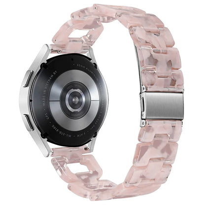For Garmin Forerunner 245 / 245 Music Fashion D-Shape Resin Strap Bracelet Watchband