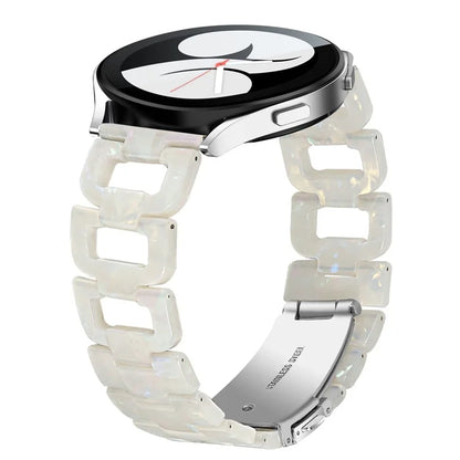 For Garmin Forerunner 245 / 245 Music Fashion D-Shape Resin Strap Bracelet Watchband