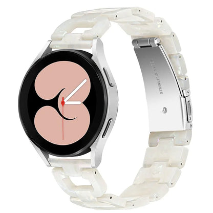 For Garmin Forerunner 245 / 245 Music Fashion D-Shape Resin Strap Bracelet Watchband