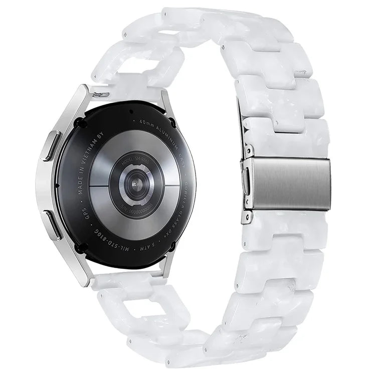 For Garmin Forerunner 245 / 245 Music Fashion D-Shape Resin Strap Bracelet Watchband