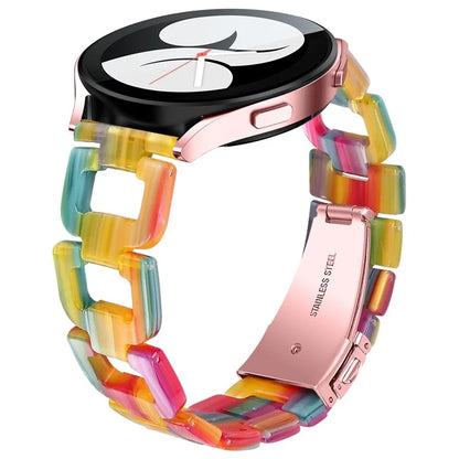 For Huawei Watch 2 / GT 2 42mm / GT 3 42mm D-Shape Strap Resin Smart Watch Band