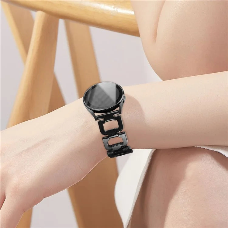 For Huami Amazfit Youth Edition 20mm Smart Watch Strap D-Shape Resin Bracelet Watchband