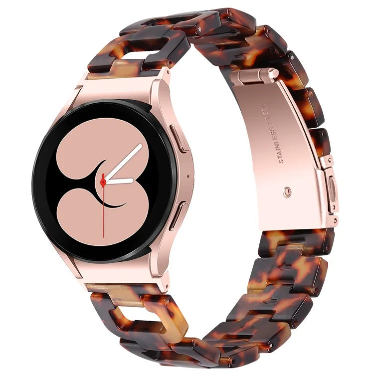 For Samsung Galaxy Watch4 Active 40mm / Active 44mm / Classic 42mm / Classic 46mm Resin D-Shape Watch Strap