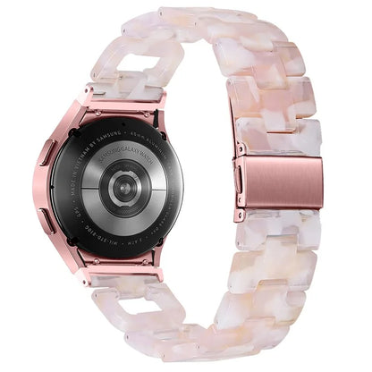 For Samsung Galaxy Watch4 Active 40mm / Active 44mm / Classic 42mm / Classic 46mm Resin D-Shape Watch Strap