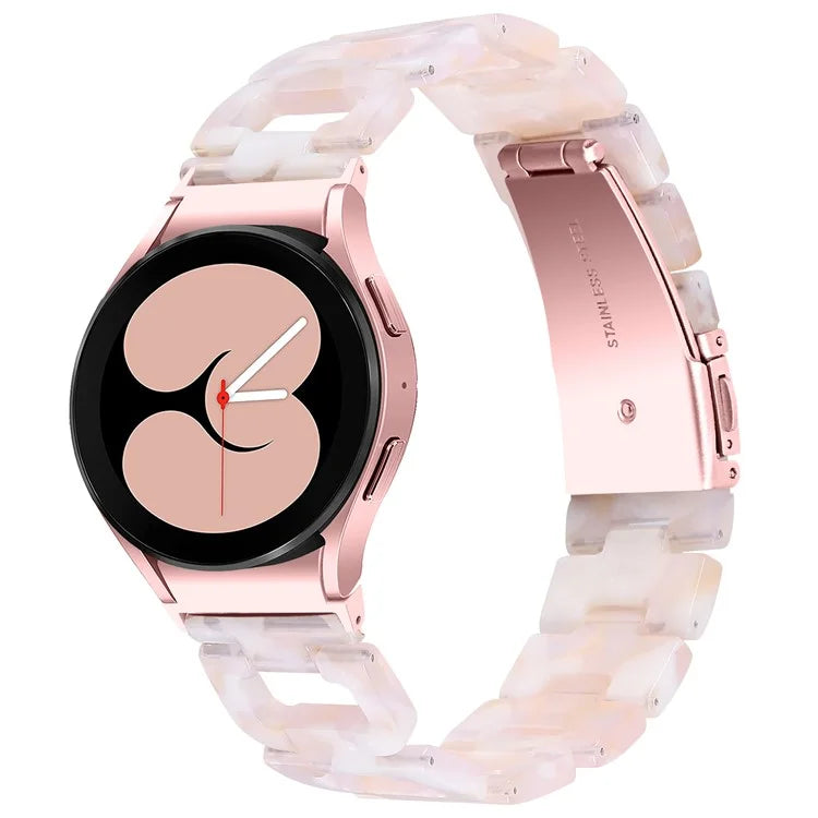 For Samsung Galaxy Watch4 Active 40mm / Active 44mm / Classic 42mm / Classic 46mm Resin D-Shape Watch Strap