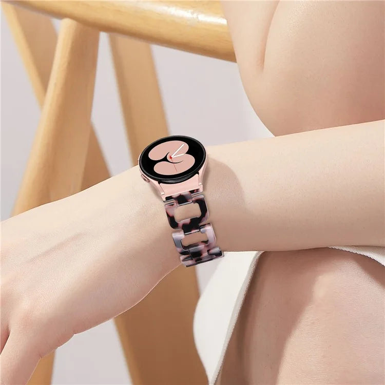 For Samsung Galaxy Watch4 Active 40mm / Active 44mm / Classic 42mm / Classic 46mm Resin D-Shape Watch Strap